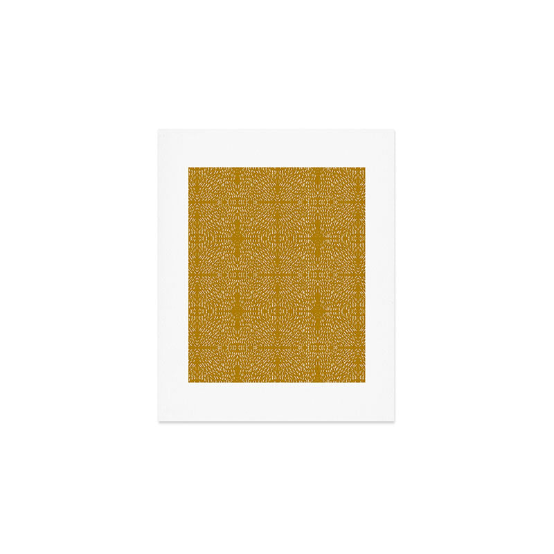 Celestial Stars Art, Mustard Yellow, Boho Wall Art Art Print Gallery Image 1