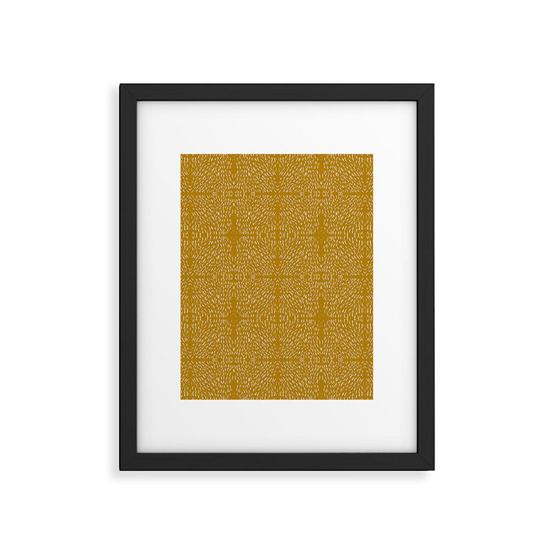Celestial Stars Art, Mustard Yellow, Boho Wall Art Framed Art Print Gallery Image 6