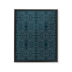 Celestial Stars Art, Teal Green, Boho Wall Art Framed Canvas Print Gallery Image 8