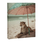 Cheetah's Vacation, Beach Prints Canvas Print Gallery Image 6