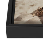 Cheetah's Vacation, Beach Prints Framed Canvas Print Gallery Image 3