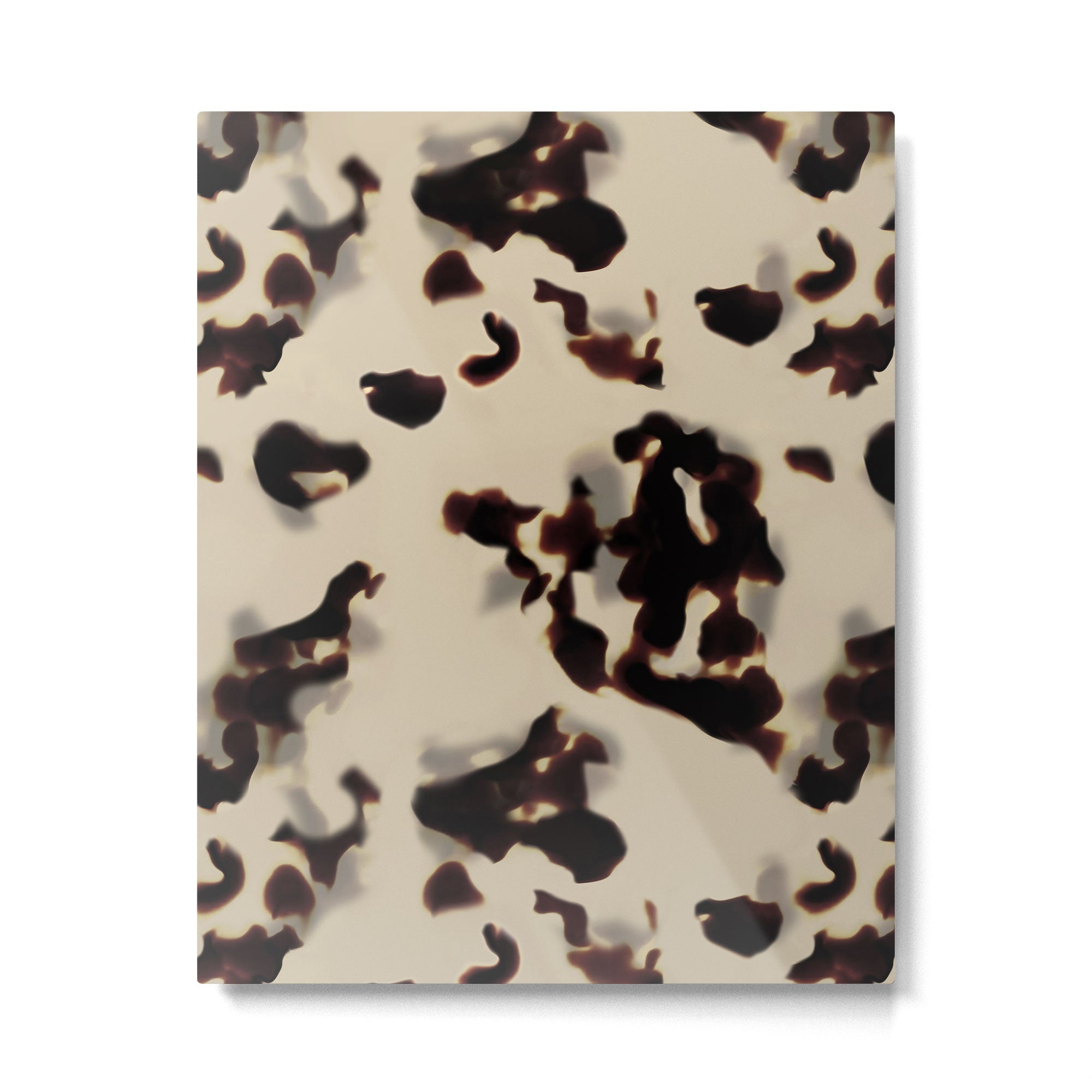 Chic Tortoise Shell on Ivory Metal Print Gallery Image 6