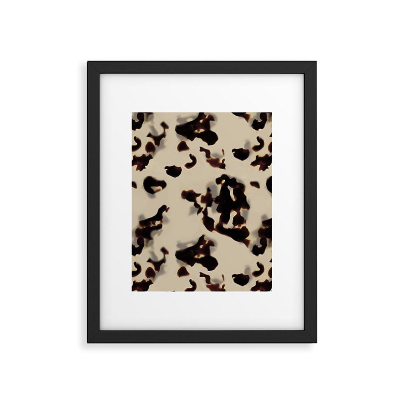 Chic Tortoise Shell on Ivory Framed Art Print Gallery Image 6