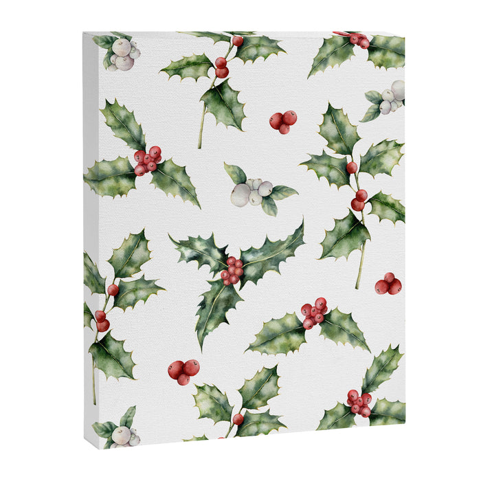 Christmas Holly Canvas Print Gallery Image 1