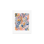 Colorful Jungle Garden Art Print Gallery Image 1