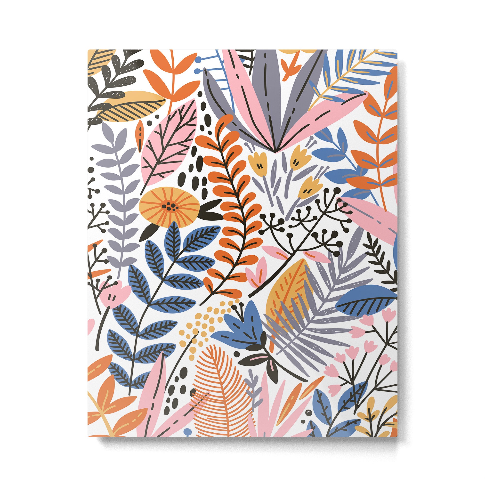 Colorful Jungle Garden Metal Print Gallery Image 6