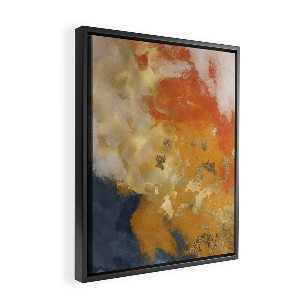 Colorful Modern Abstract Art Print Framed Canvas Print Gallery Image 2