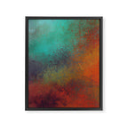 Colorful Rust Aesthetic Grunge Art Framed Canvas Print Gallery Image 8