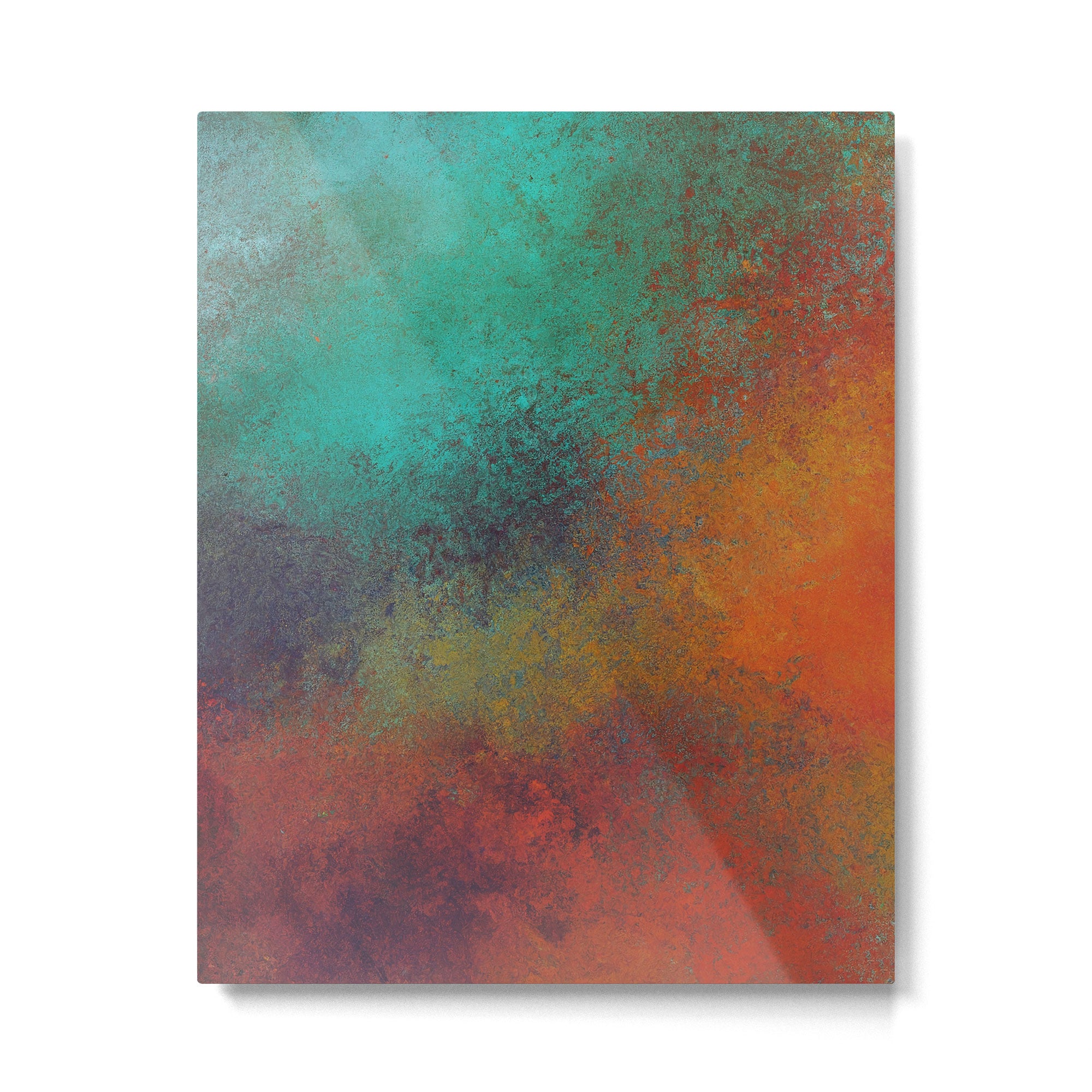 Colorful Rust Aesthetic Grunge Art Metal Print Gallery Image 6