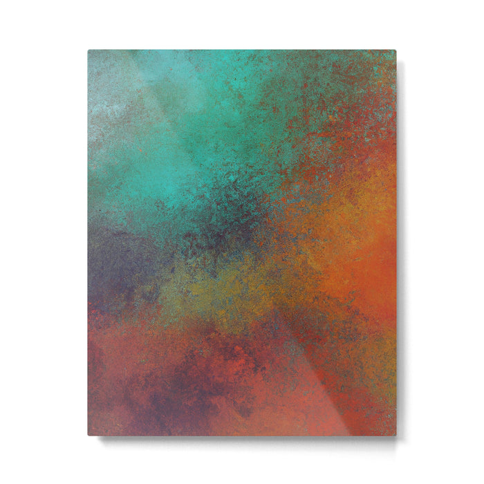 Colorful Rust Aesthetic Grunge Art Metal Print Gallery Image 1