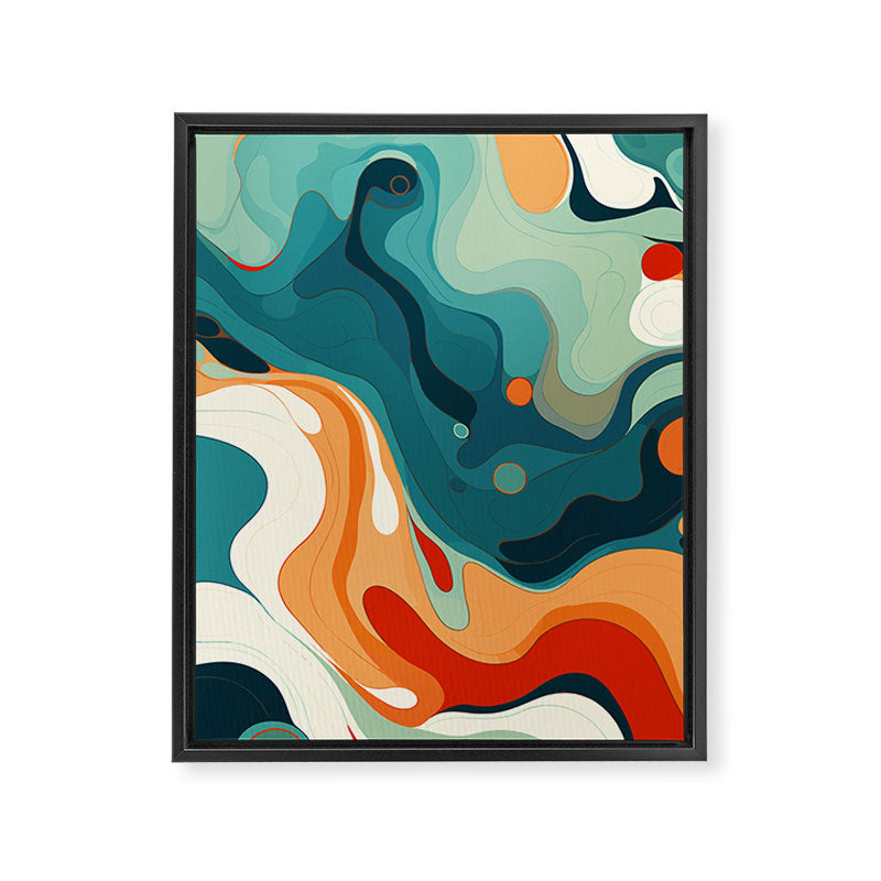 Colorful Tides Framed Canvas Print Gallery Image 8