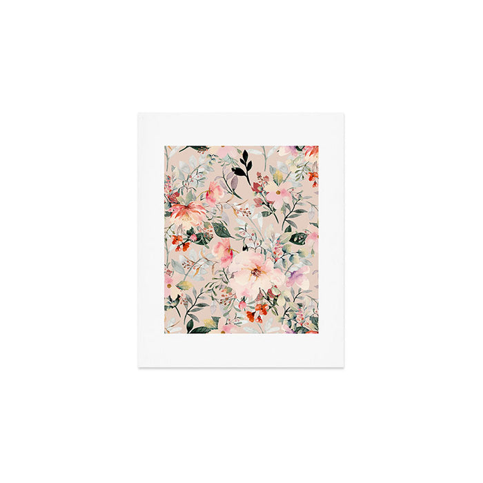 Cottagecore Summer Watercolor Floral Prints Art Print Gallery Image 1