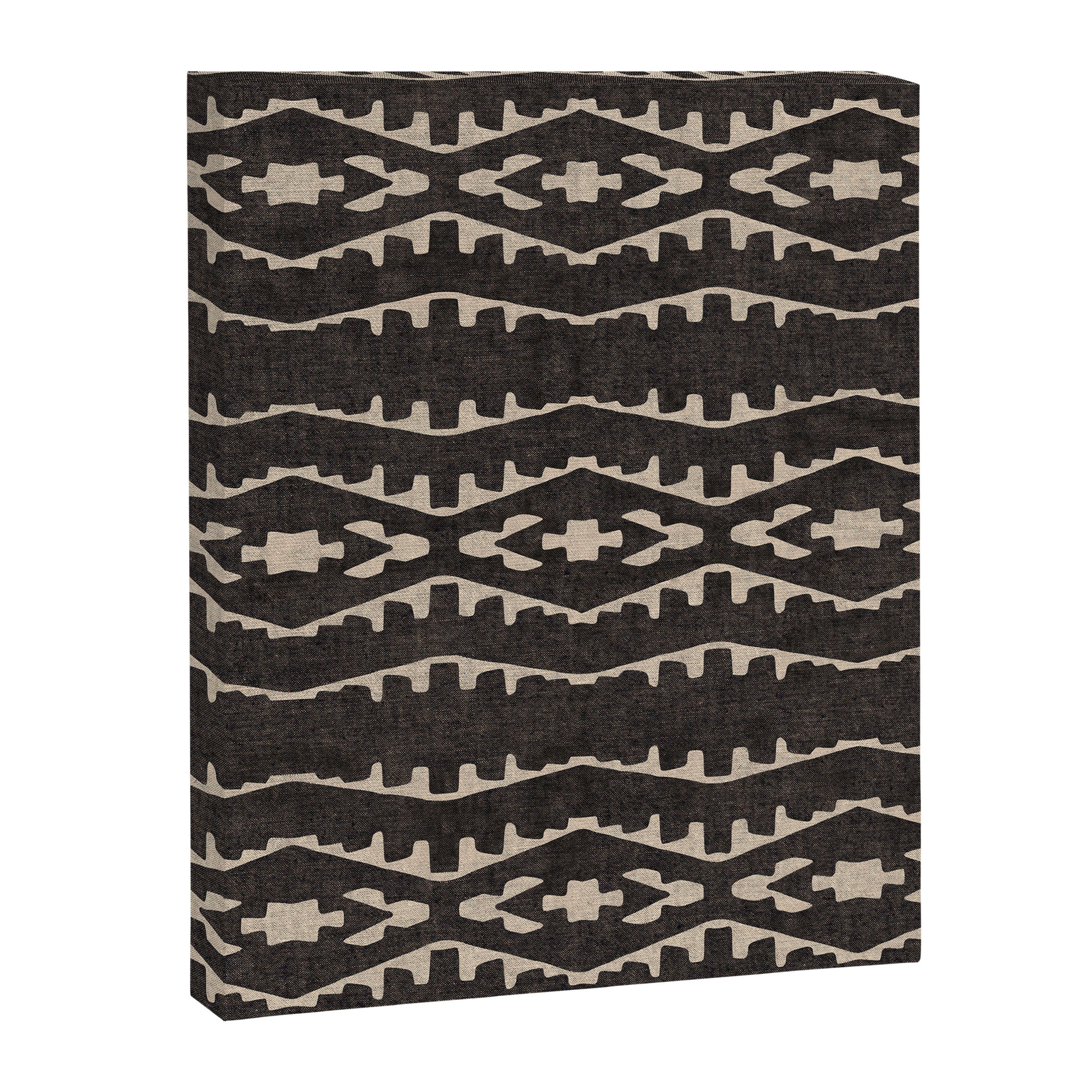 Country Western Pattern in Black Canvas Print Gallery Image 8