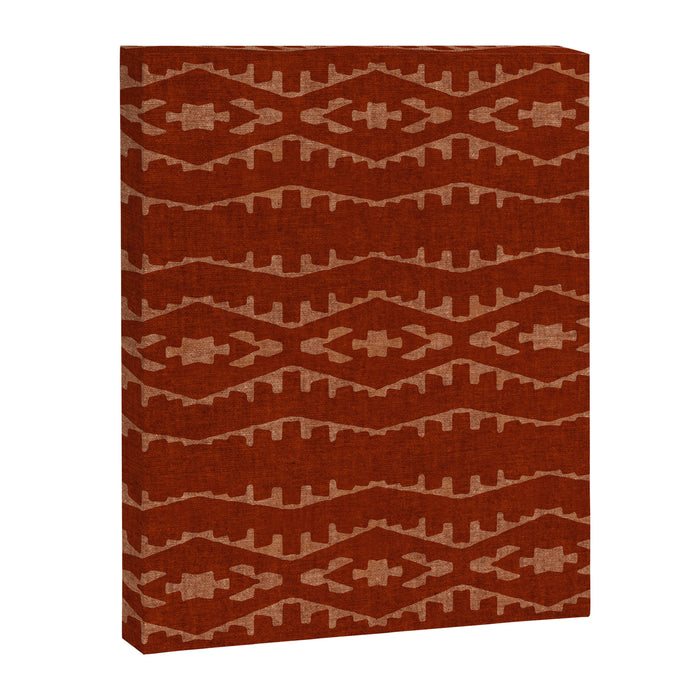 Country Western Pattern in Terracotta Earthtones Canvas Print Gallery Image 1