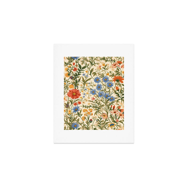 Countryside Bloom Arcane Floral Garden Art Print Gallery Image 1