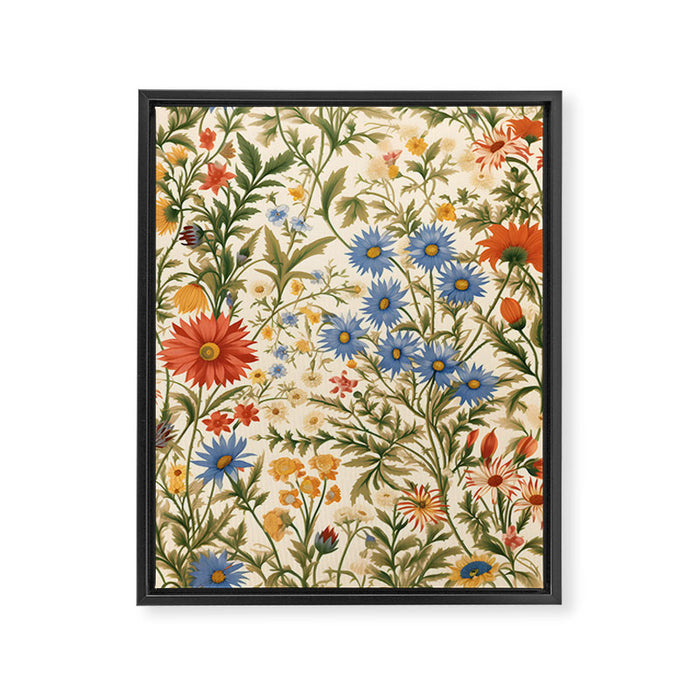 Countryside Bloom Arcane Floral Garden Framed Canvas Print Gallery Image 1