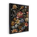Countryside Bloom Ethereal Dark Floral Framed Canvas Print Gallery Image 2
