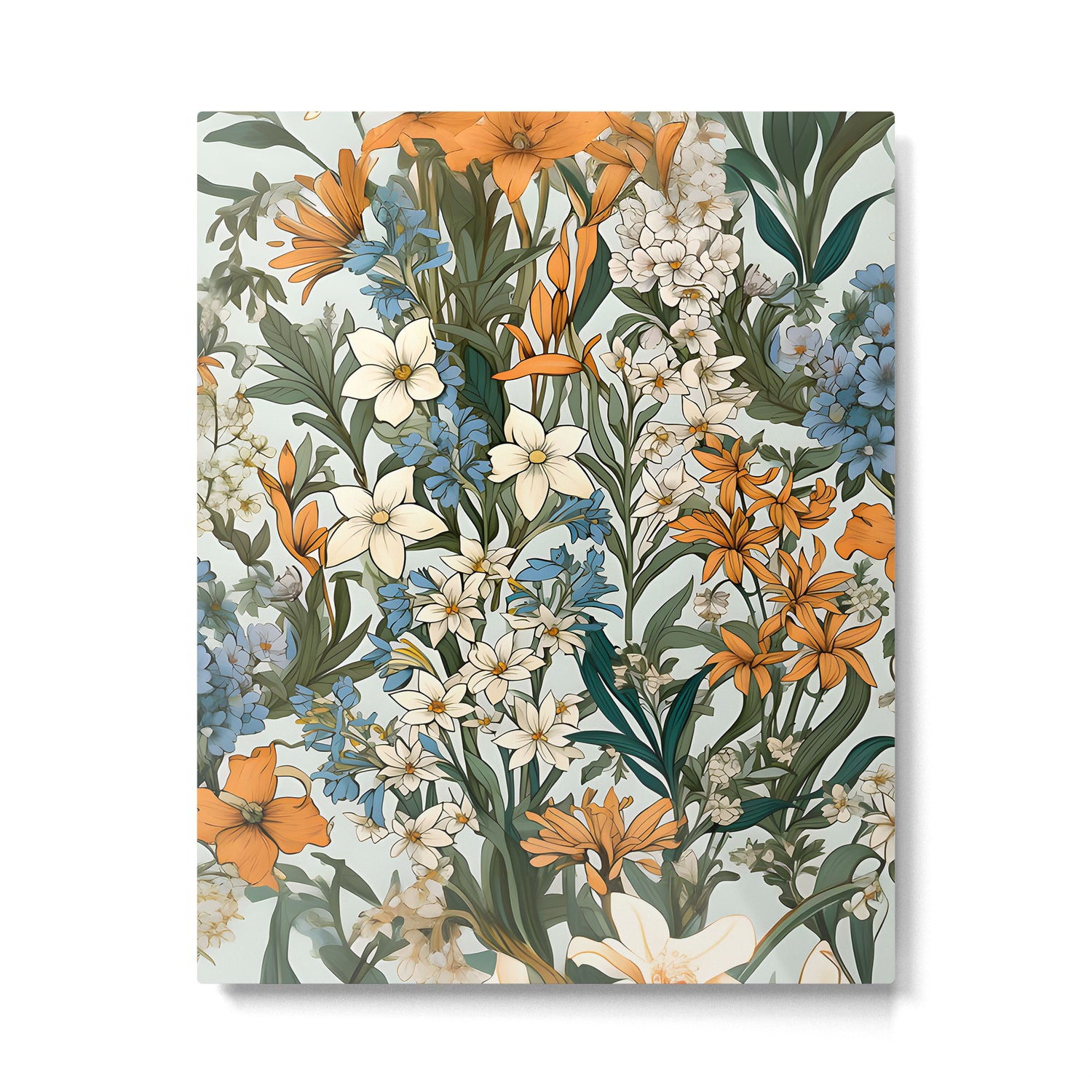 Countryside Bloom Floral Cottage Allure Metal Print Gallery Image 6