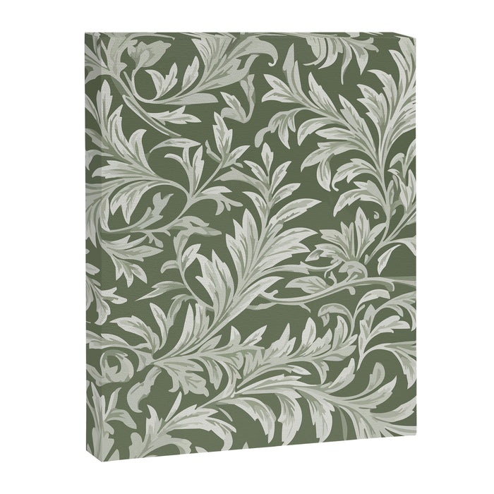 Countryside Bloom Sage Leaf Canvas Print Gallery Image 1