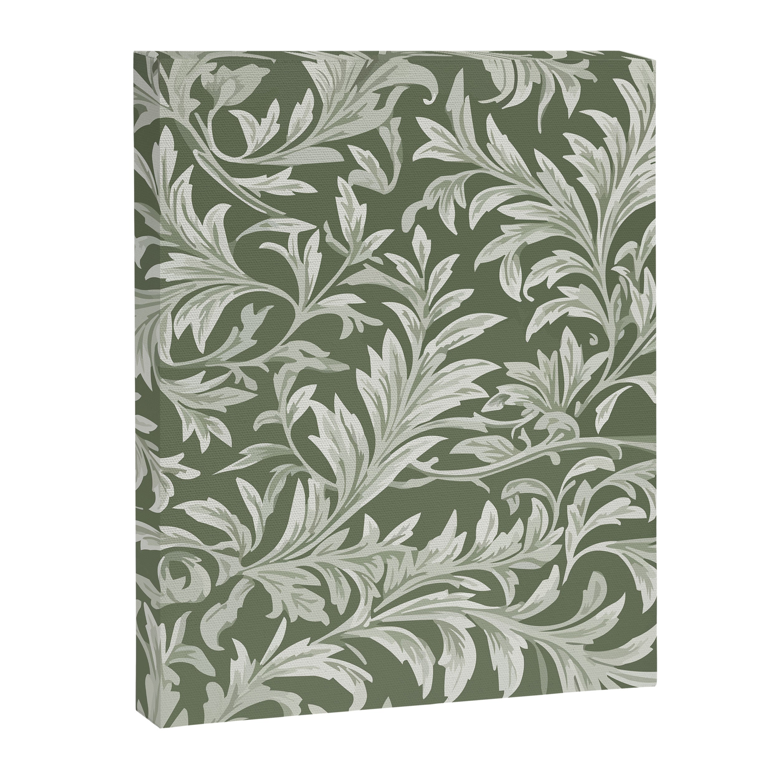 Countryside Bloom Sage Leaf Canvas Print Gallery Image 8