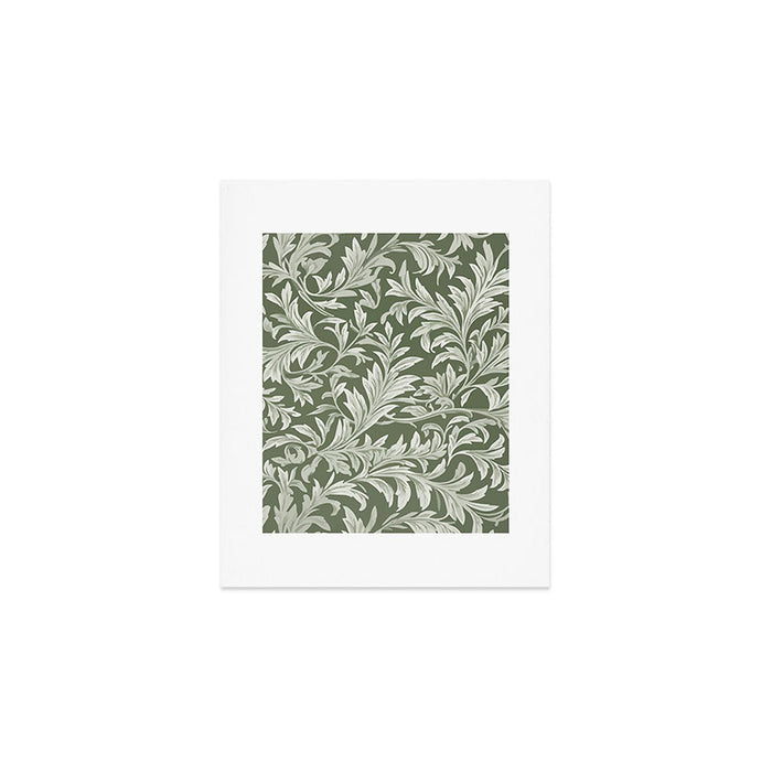 Countryside Bloom Sage Leaf Art Print Gallery Image 1