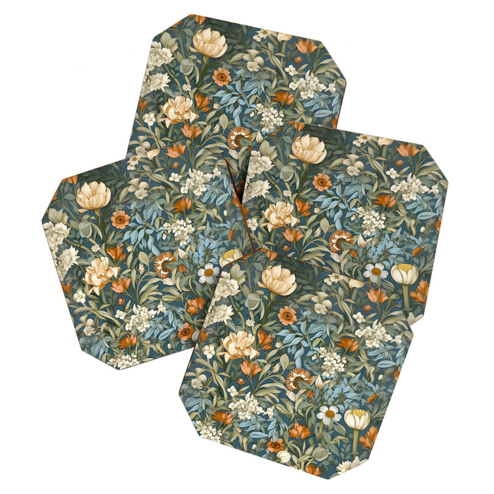 Countryside Blooms Renaissance Cottage Floral Coaster Gallery Image 1