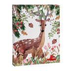 Cute, Watercolor, Deer Painting Canvas Print Gallery Image 8