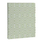 Decorative Boho Geo Pattern, Sage Green and White Canvas Print Gallery Image 8