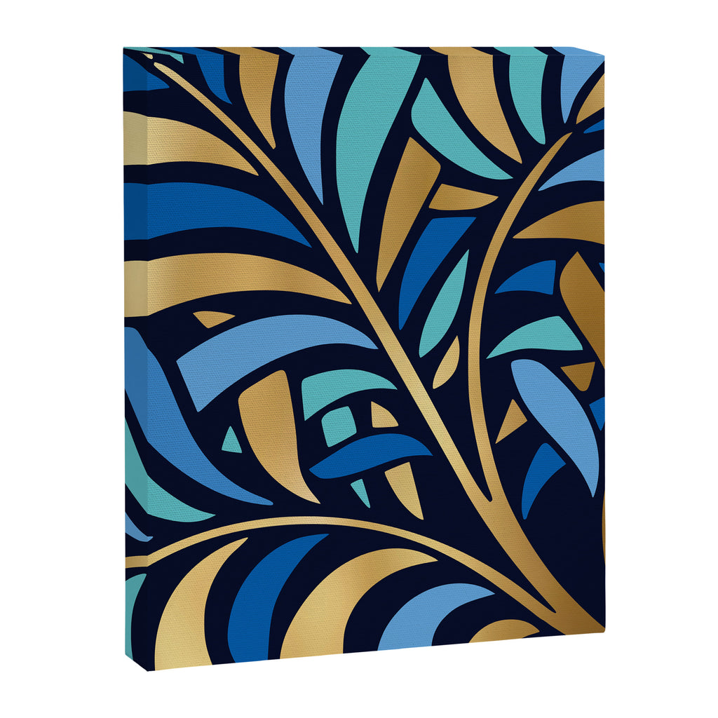 Decorative Floral Leaf Canvas Print Gallery Image 8
