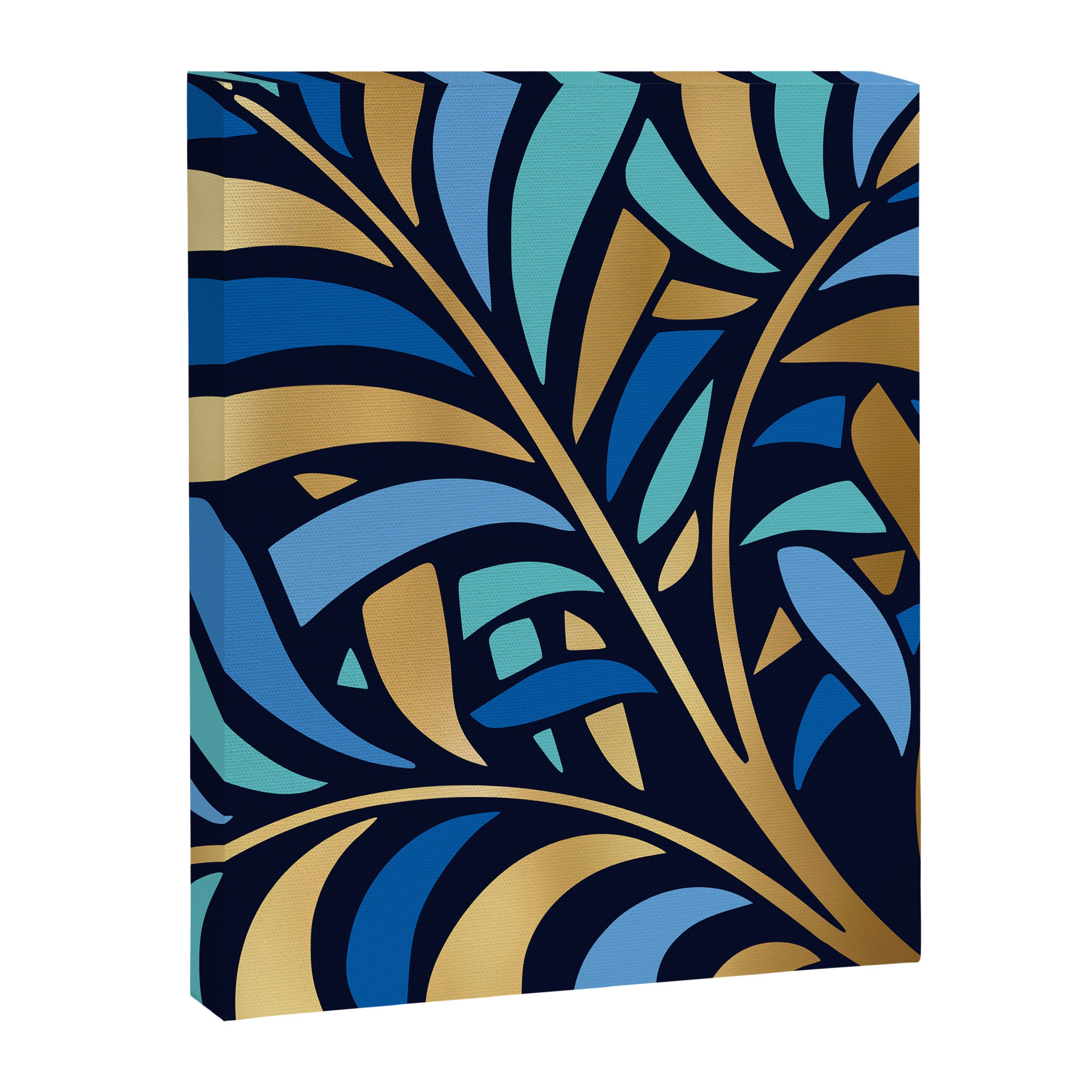 Decorative Floral Leaf Canvas Print Gallery Image 8