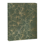 Decorative Nature Pattern, Floral Prints, Green and Gold Canvas Print Gallery Image 8