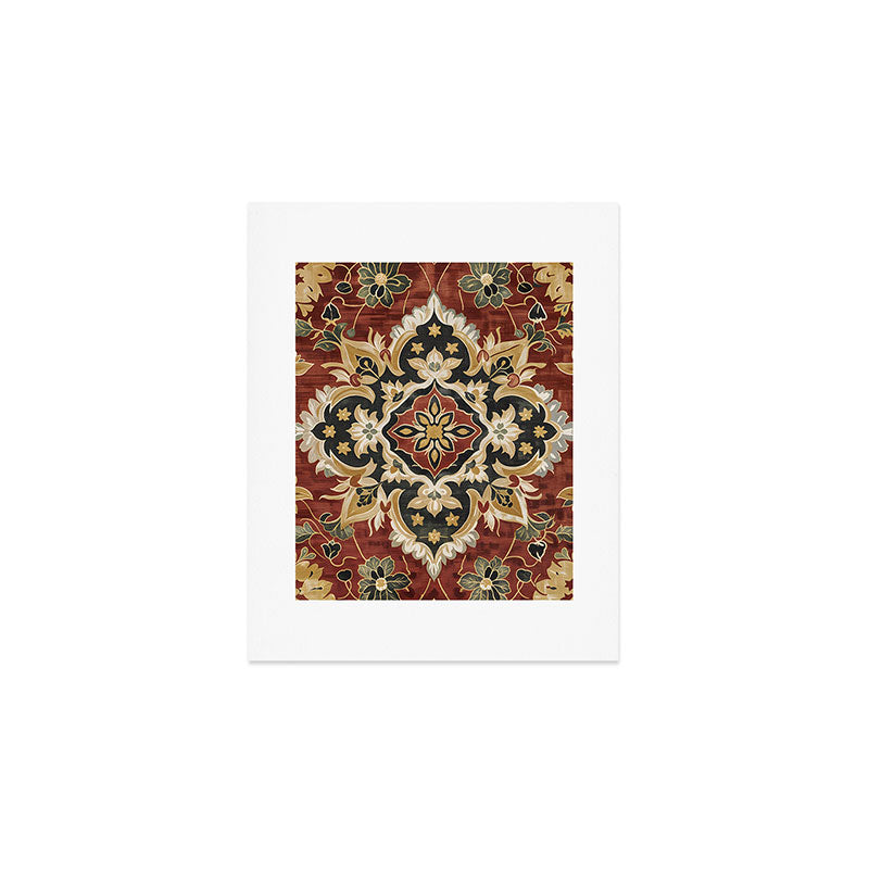 Desert Gold Medallion Art Print Gallery Image 1