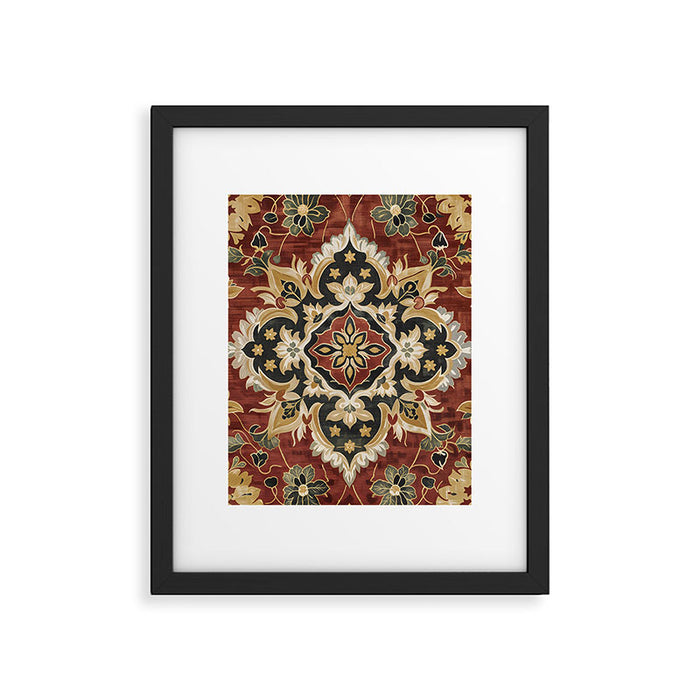 Desert Gold Medallion Framed Art Print Gallery Image 1