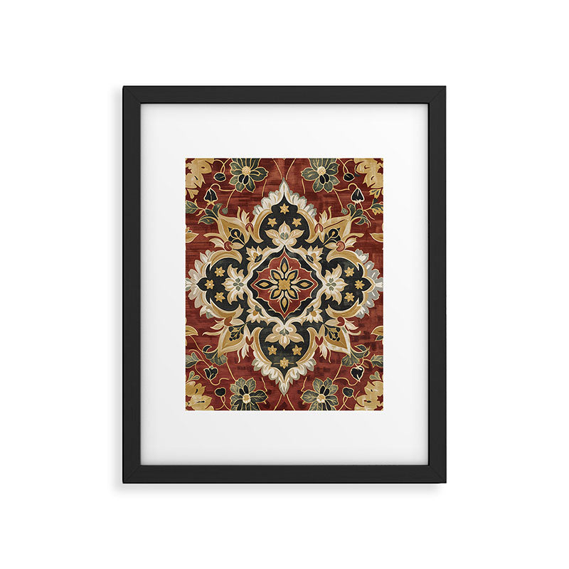 Desert Gold Medallion Framed Art Print Gallery Image 6