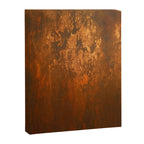 Earthy Rust Copper and Bronze Japandi Art Canvas Print Gallery Image 8