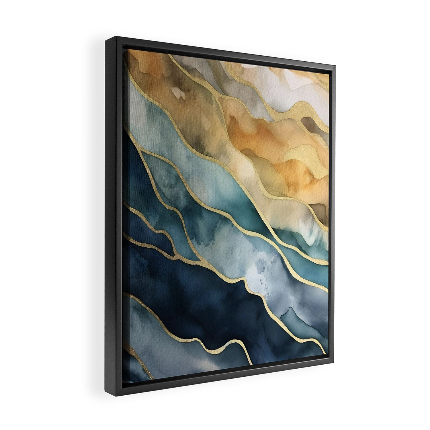 Earthy Tides Framed Canvas Print Gallery Image 2