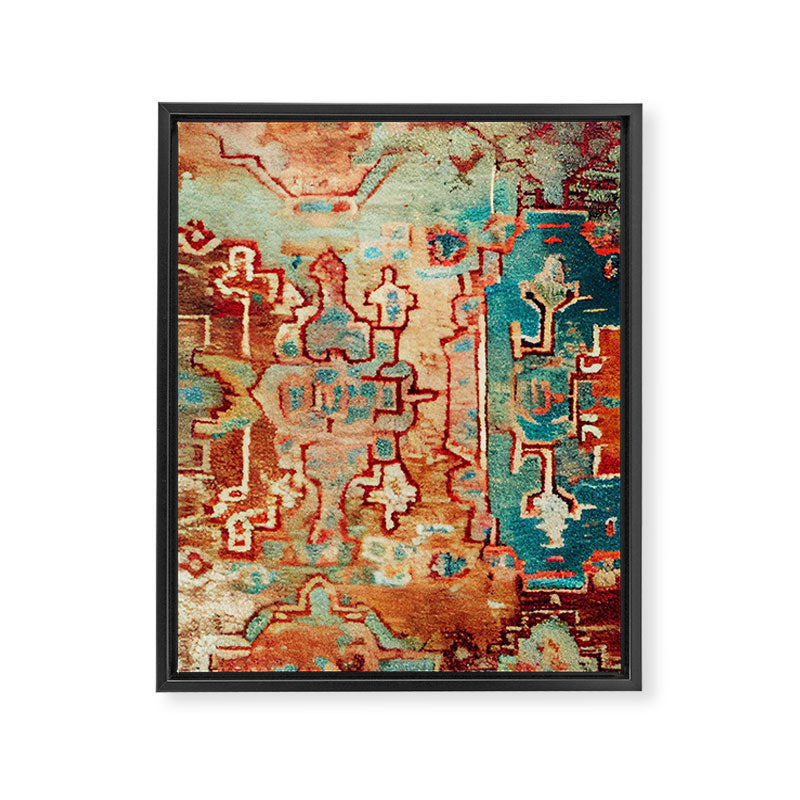 Eclectic Vintage Bohemian Aesthetic Framed Canvas Print Gallery Image 8