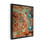 Eclectic Vintage Bohemian Aesthetic Framed Canvas Print Gallery Image 2
