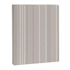 Ethnic Spotted Stripes in Beige Stone  Canvas Print Gallery Image 8