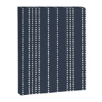 Ethnic Spotted Stripes in Blue Canvas Print Gallery Image 8