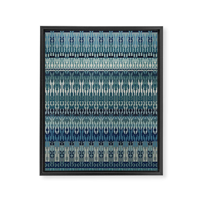 Ethnic Stripes Framed Canvas Print Gallery Image 1
