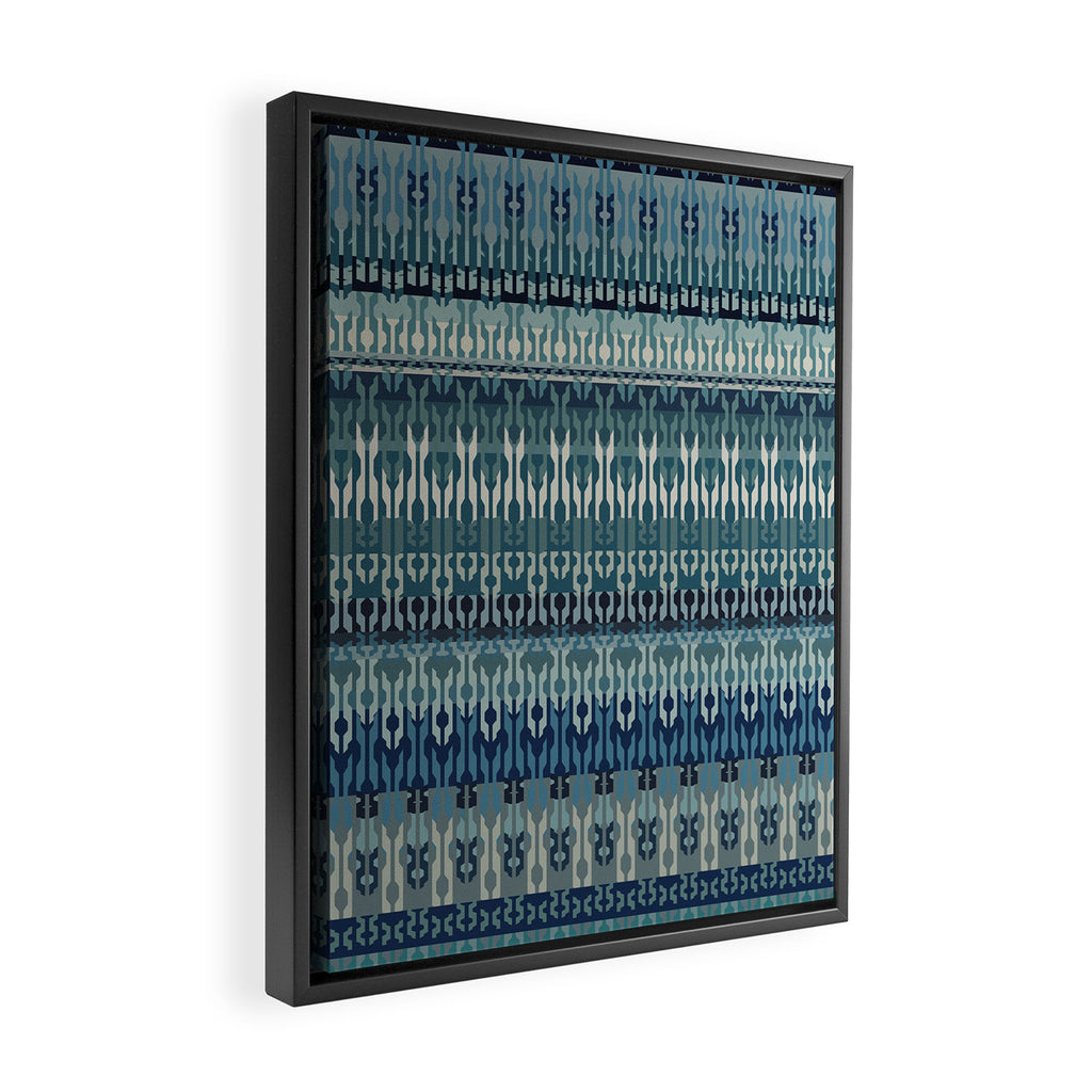Ethnic Stripes Framed Canvas Print Gallery Image 2