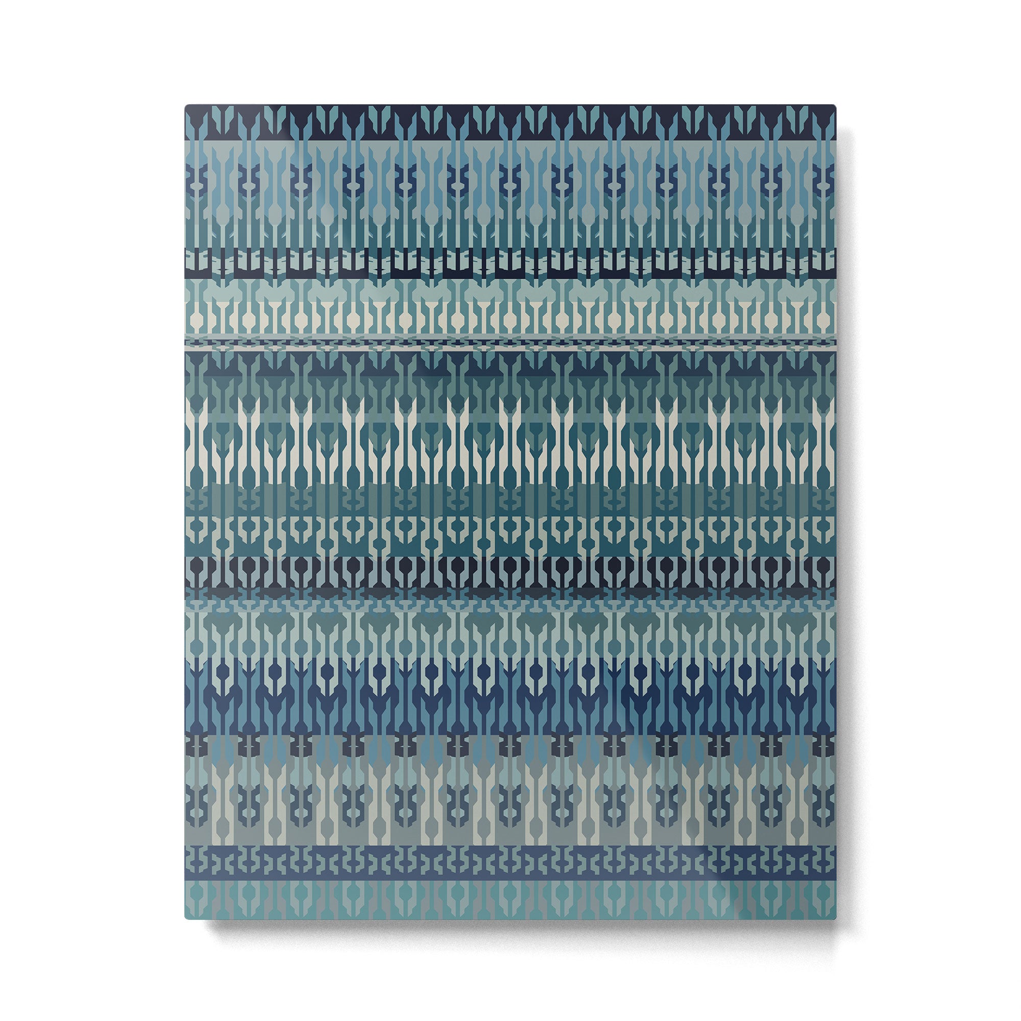 Ethnic Stripes Metal Print Gallery Image 6