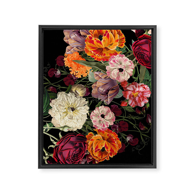Evening Floral Harvest Vintage Art Prints Framed Canvas Print Gallery Image 8