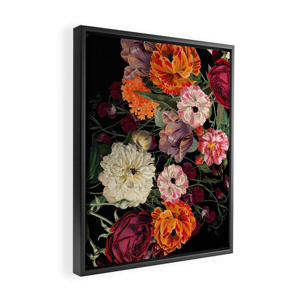 Evening Floral Harvest Vintage Art Prints Framed Canvas Print Gallery Image 2