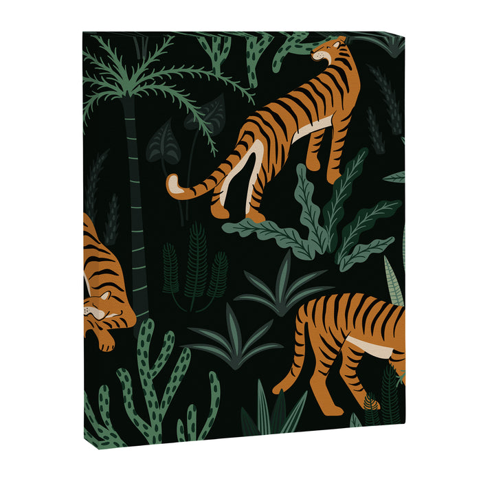 Evening Prowl, Tiger Prints Canvas Print Gallery Image 1