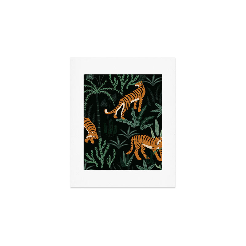 Evening Prowl, Tiger Prints Art Print Gallery Image 1