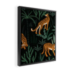 Evening Prowl, Tiger Prints Framed Canvas Print Gallery Image 2