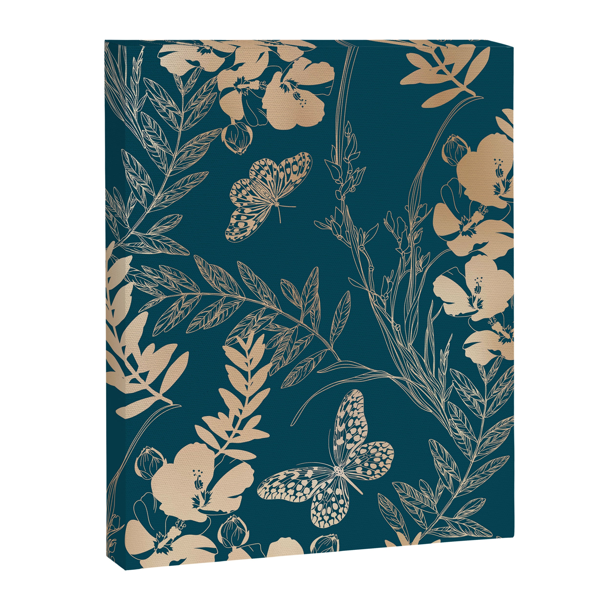 Exotic Florals and Butterflies Canvas Print Gallery Image 8