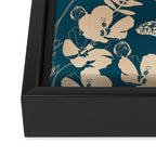 Exotic Florals and Butterflies Framed Canvas Print Gallery Image 3